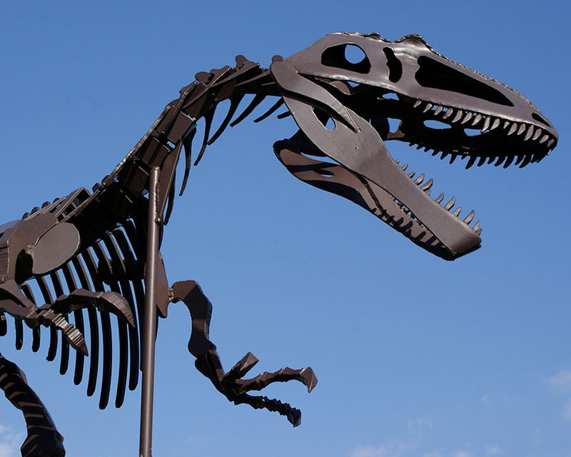 恐竜オブジェ(ギガノトサウルス)