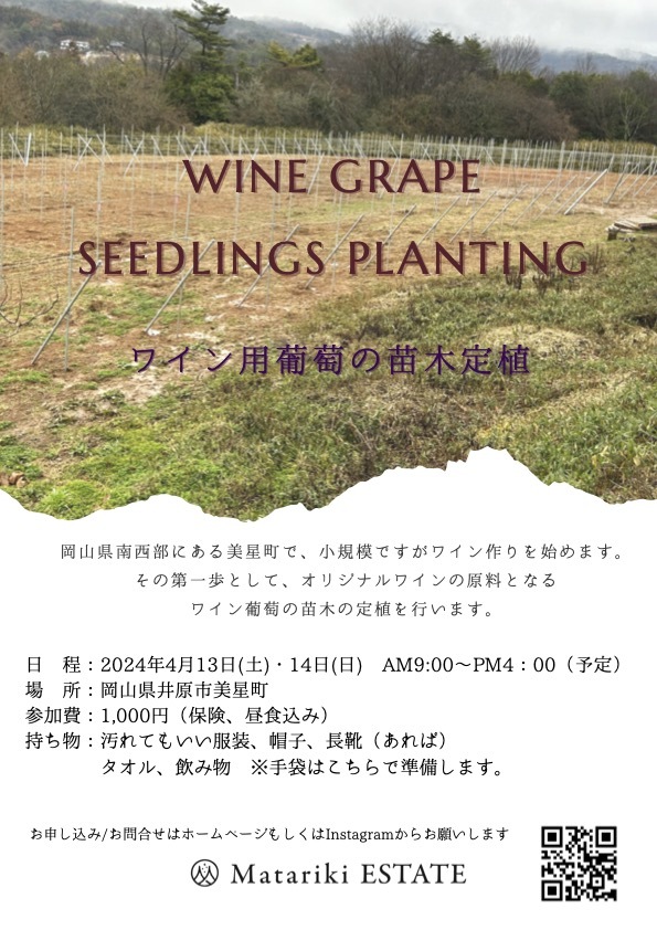 苗木定植チラシ