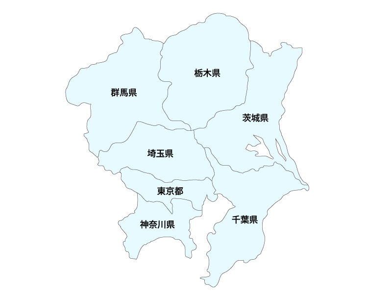 対応エリアマップ