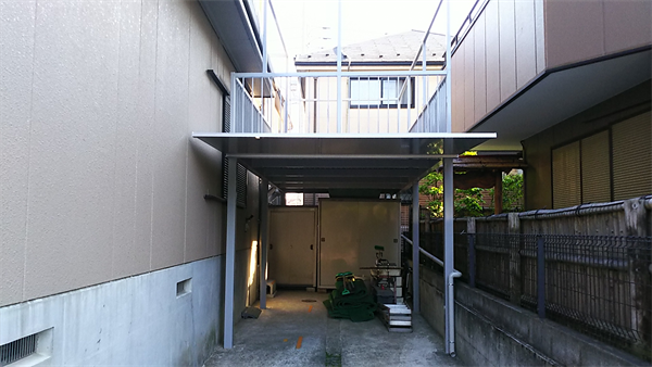 ガレージ塗装後