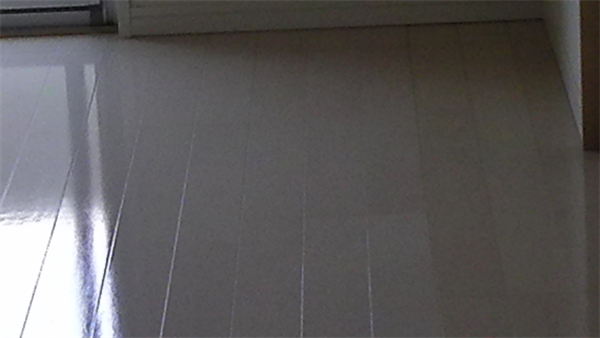 フローリング清掃後