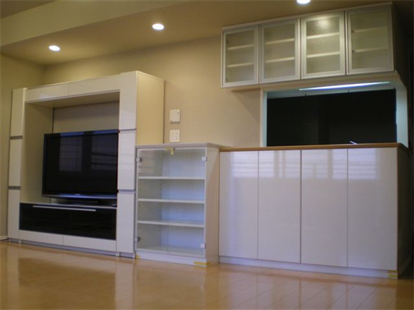 TVボード+カウンター収納