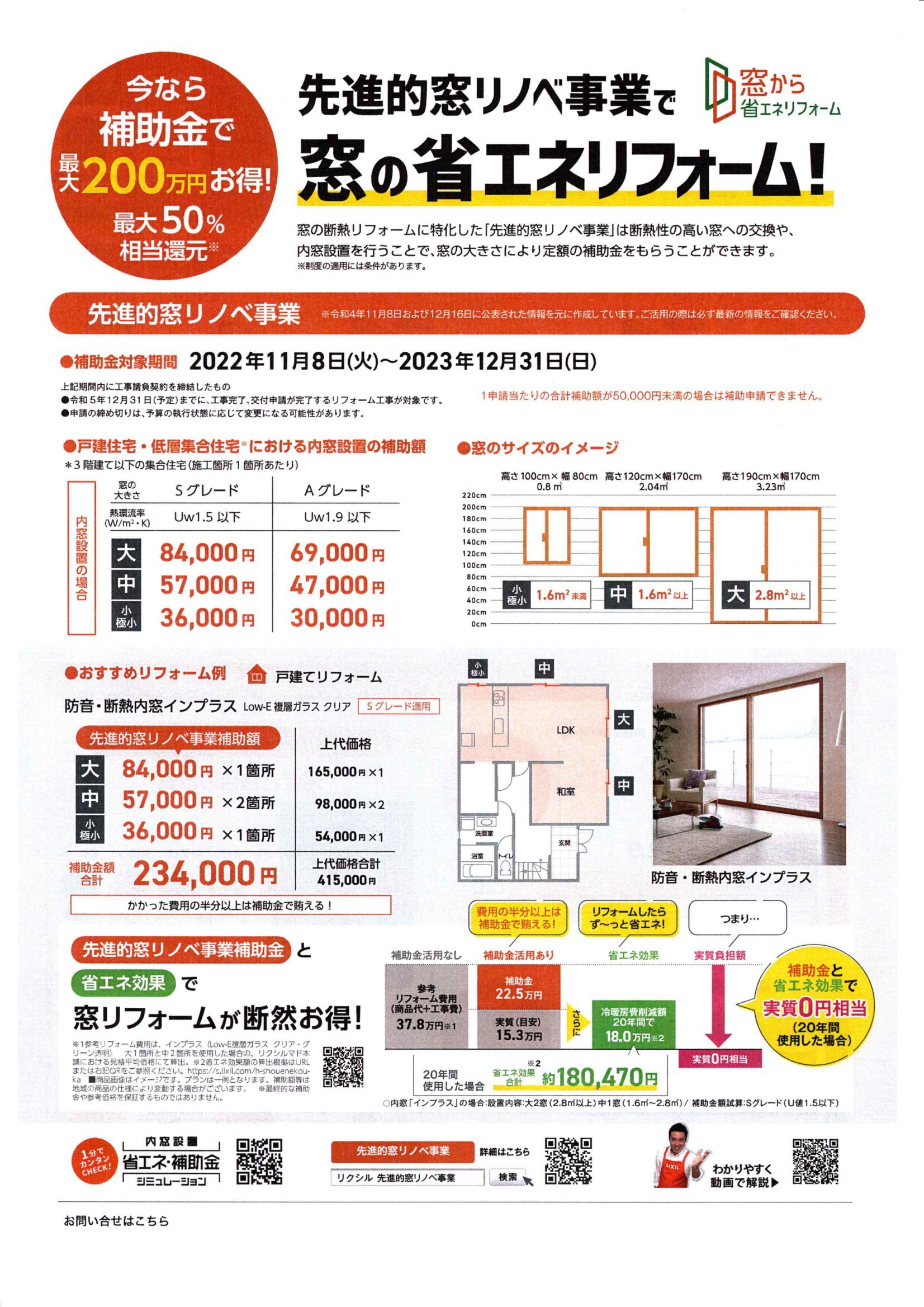 先進的窓リノベ事業①