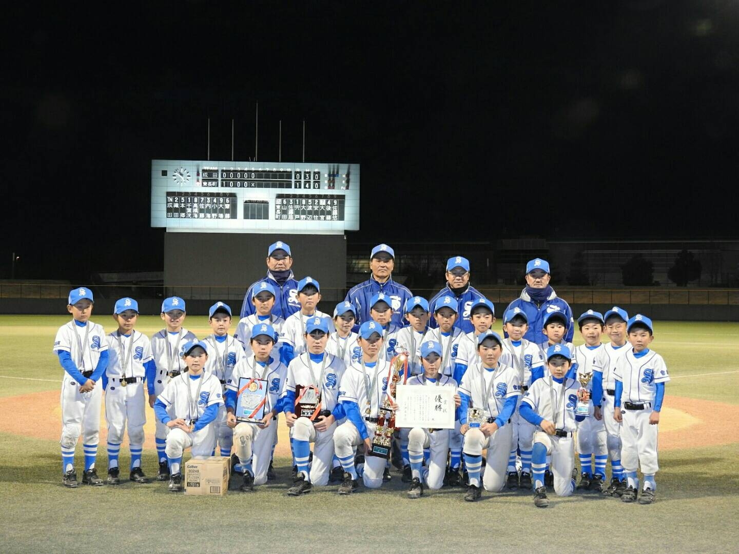 2017第12回宮城県ジュニア軟式野球2017さよなら大会 優勝 東長町スワローズ(仙台市太白区)