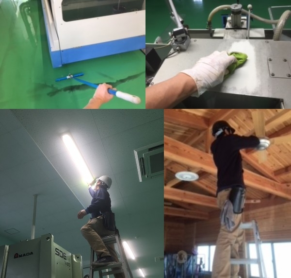 愛知県小牧市 工場清掃