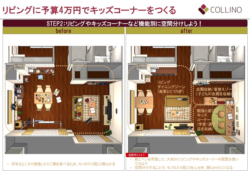 手軽にできるリビングの模様替え方法 Collino一級建築士事務所 手軽にできるリビングの模様替え方法 Collino一級建築士事務所