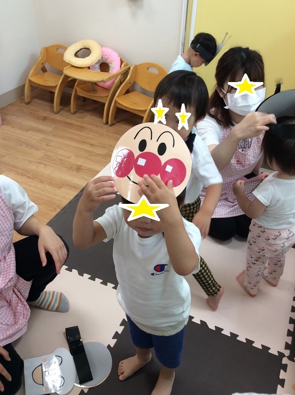 マリー保育園富士見台 七夕夏祭り 可愛いお面を付けたお友だちを見てください マリー保育園富士見台 七夕夏祭り 可愛いお面を付けたお友だちを見てください