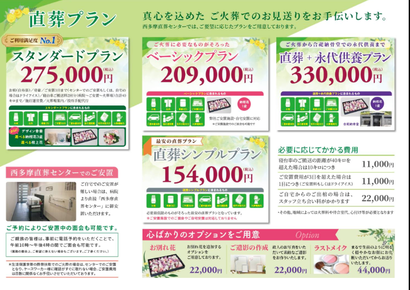 直葬リーフ画像