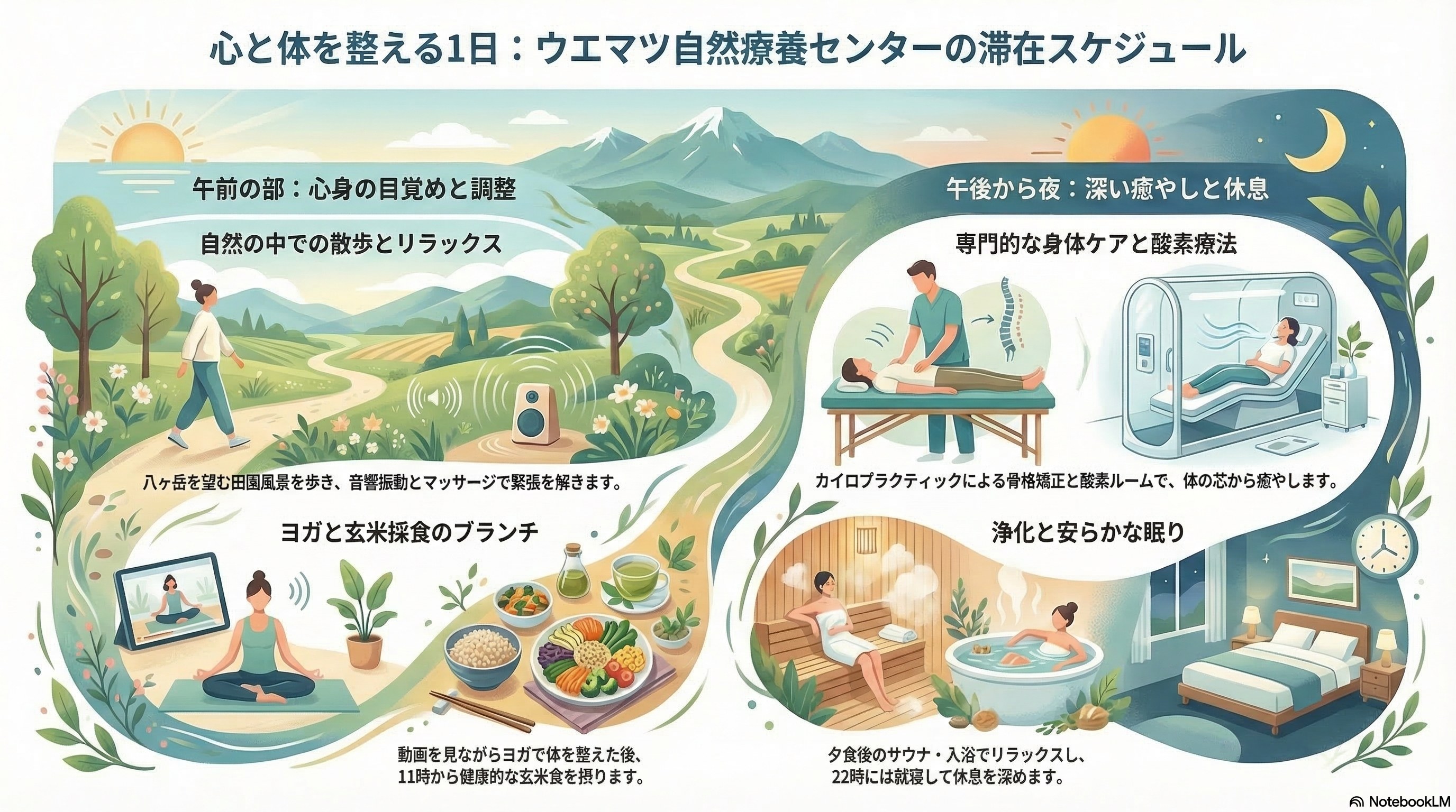 滞在のスケジュールイメージ