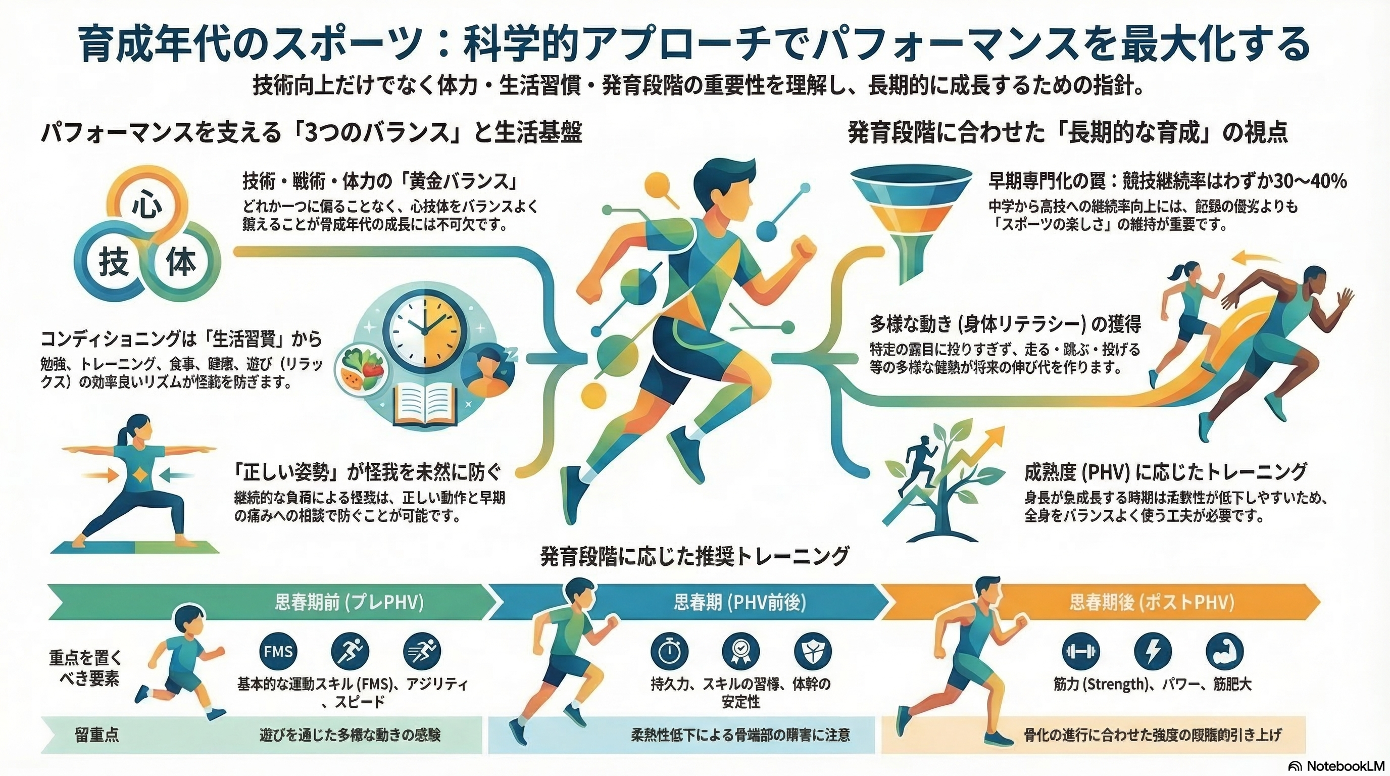 発達期のトレーニングイメージ