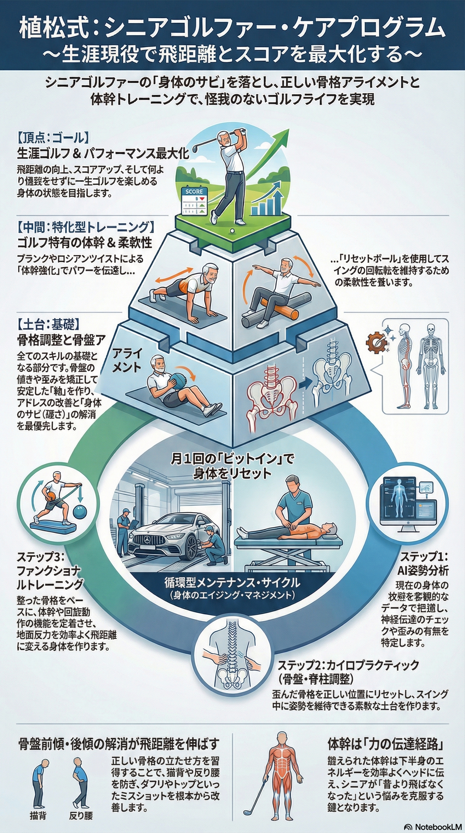 ゴルフケアインフォグラフィック