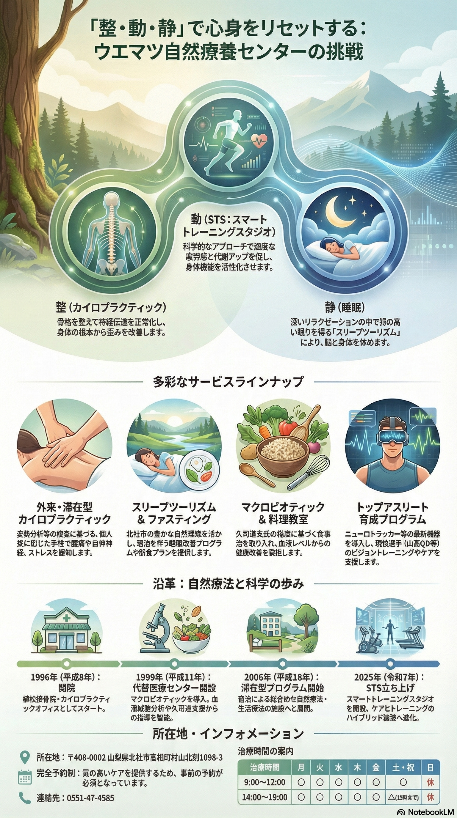 ウエマツ自然療養センター概要