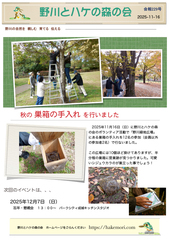 ２０２５年１１月１６日　会報２２９号