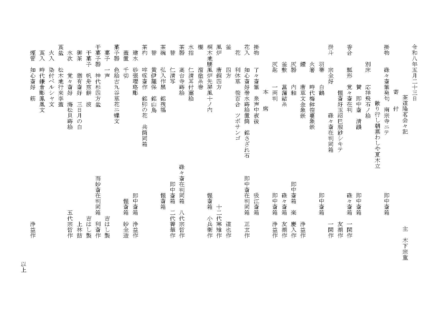 会記R8.5