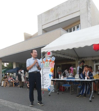 納涼祭挨拶理事長