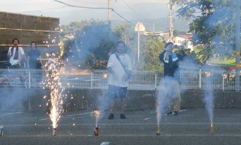 納涼祭花火