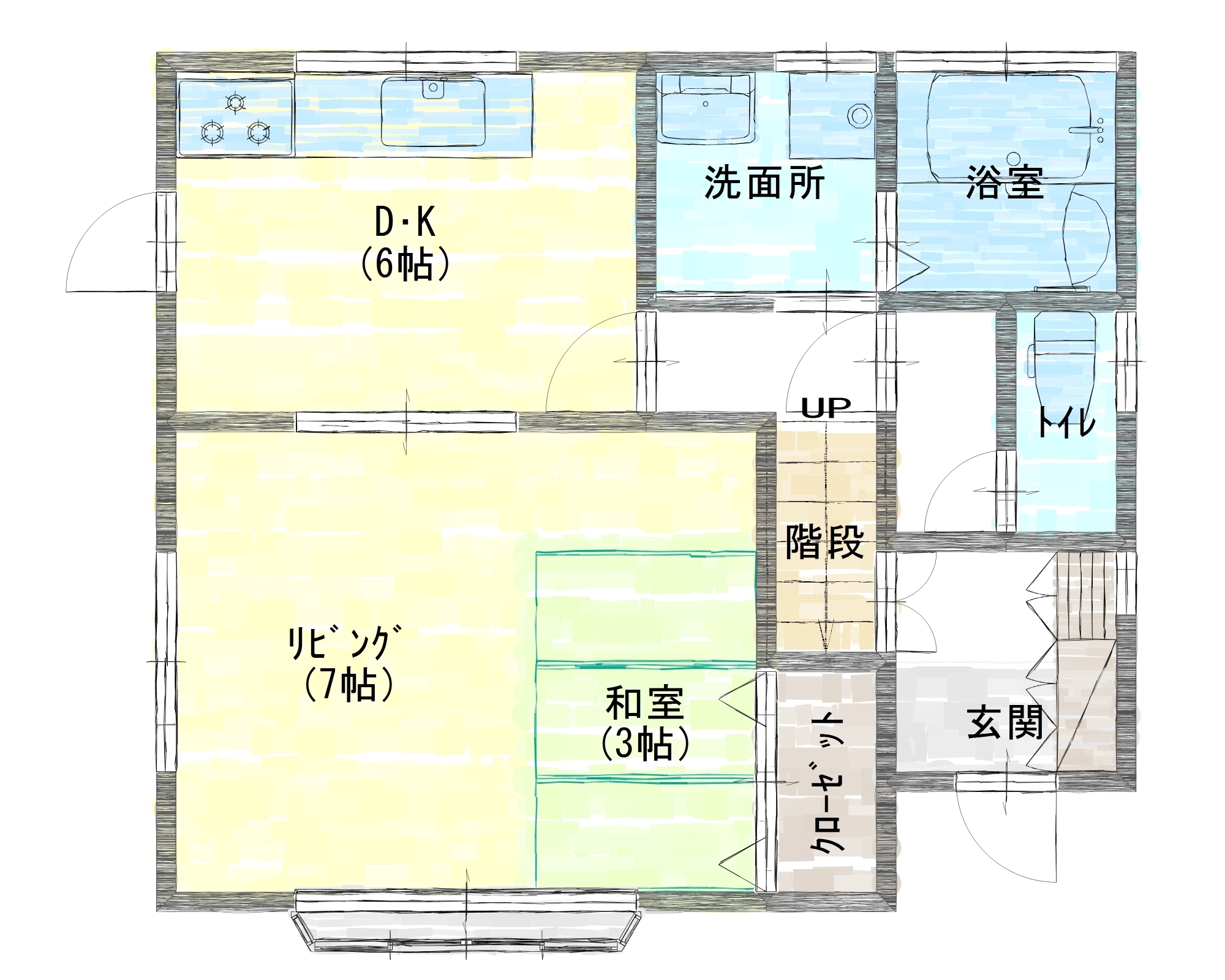 五反田ヒルズ　間取り図１階