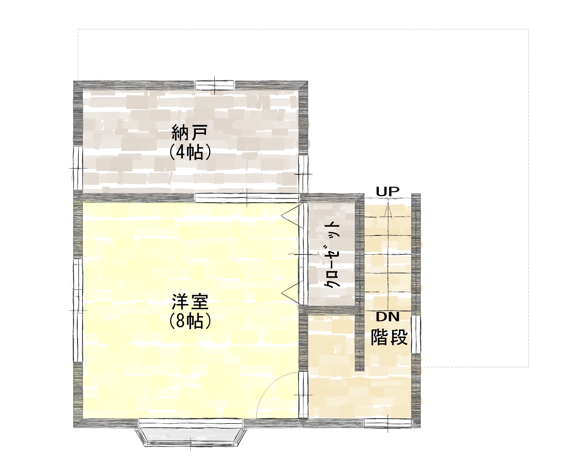 五反田ヒルズ　間取り図２階