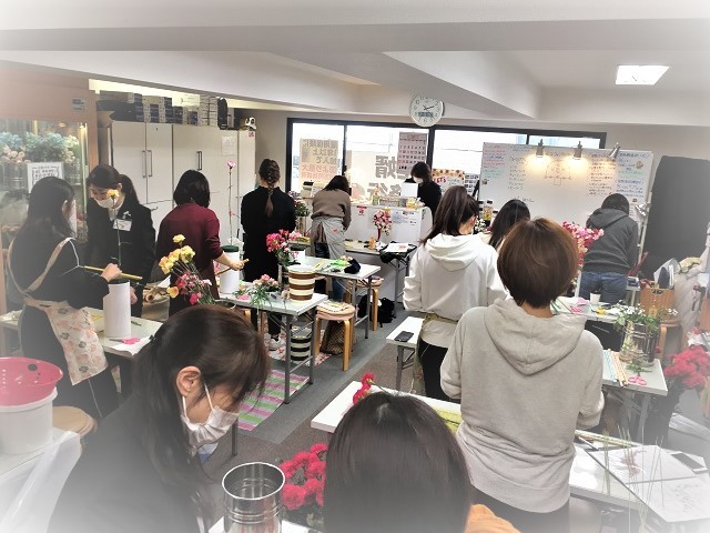 フラワースクール 東京 ノーブルフラワーデザインスクール