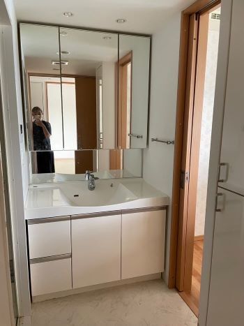松野様 洗面ビフォー