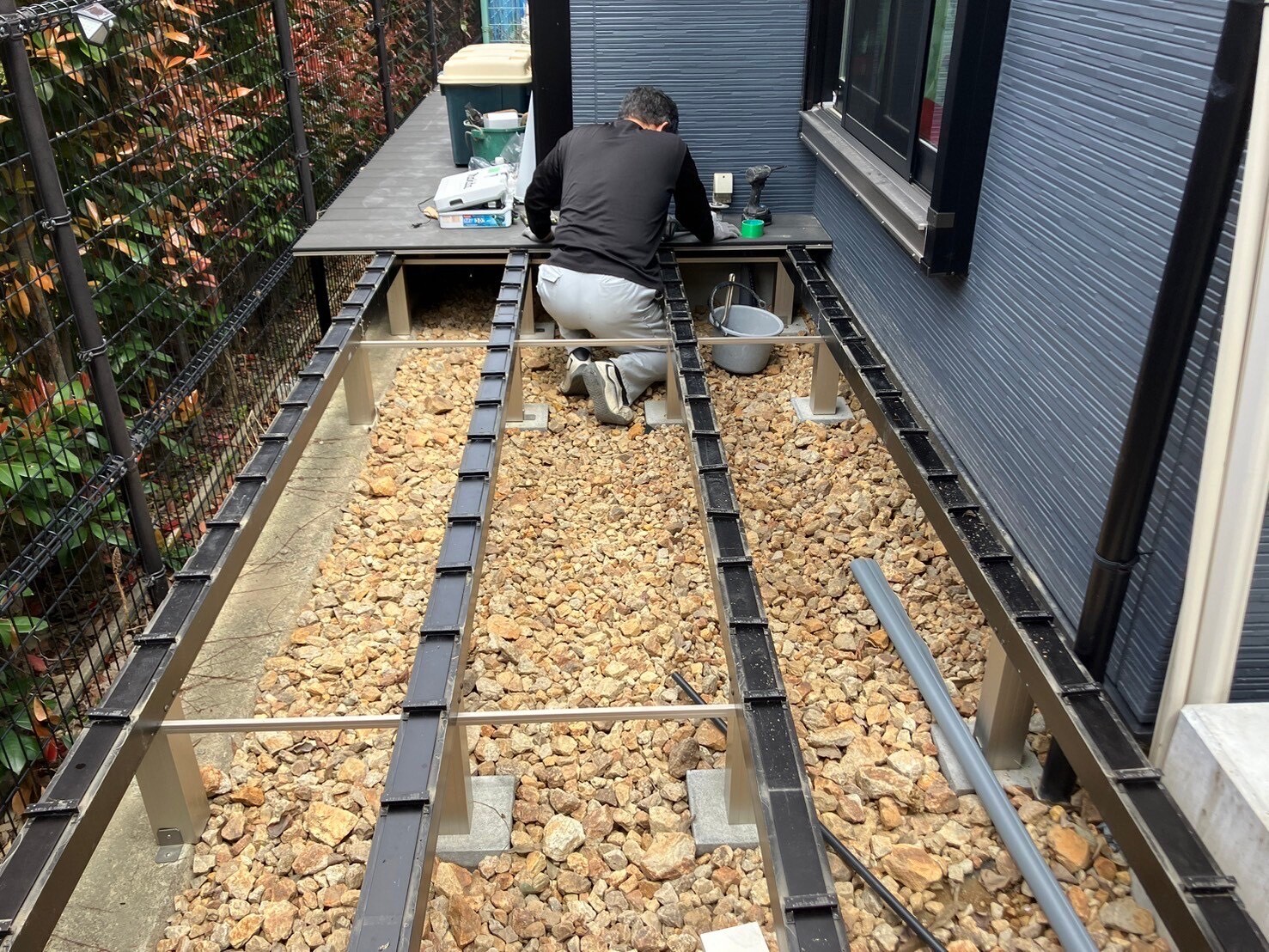 豊中市I様邸 施工中 HP