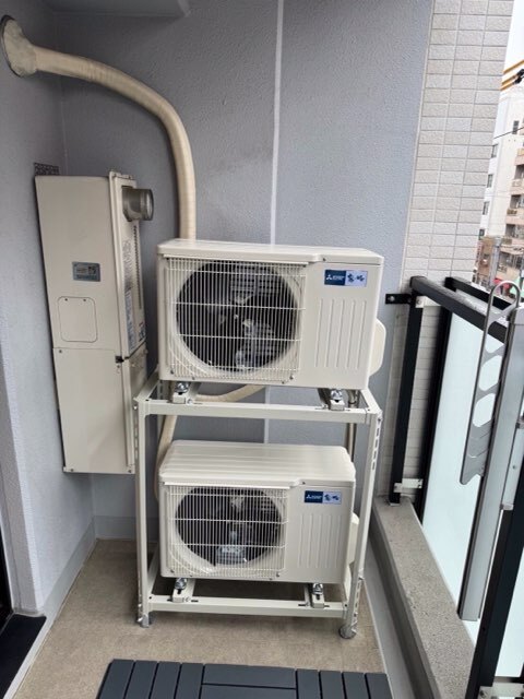 エグゼ真田山 天王寺区Y様邸 室外機完成3