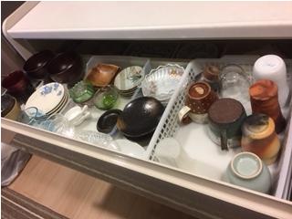 シンク後方