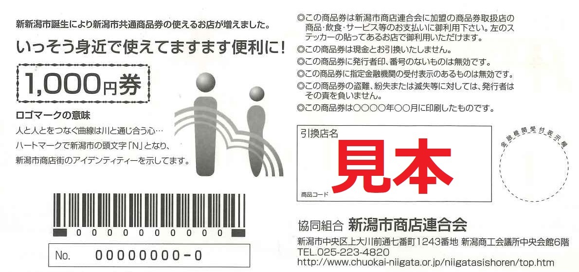 新潟市 佐渡市共通商品券 協同組合nice新潟 新潟市 佐渡市共通商品券 協同組合nice新潟