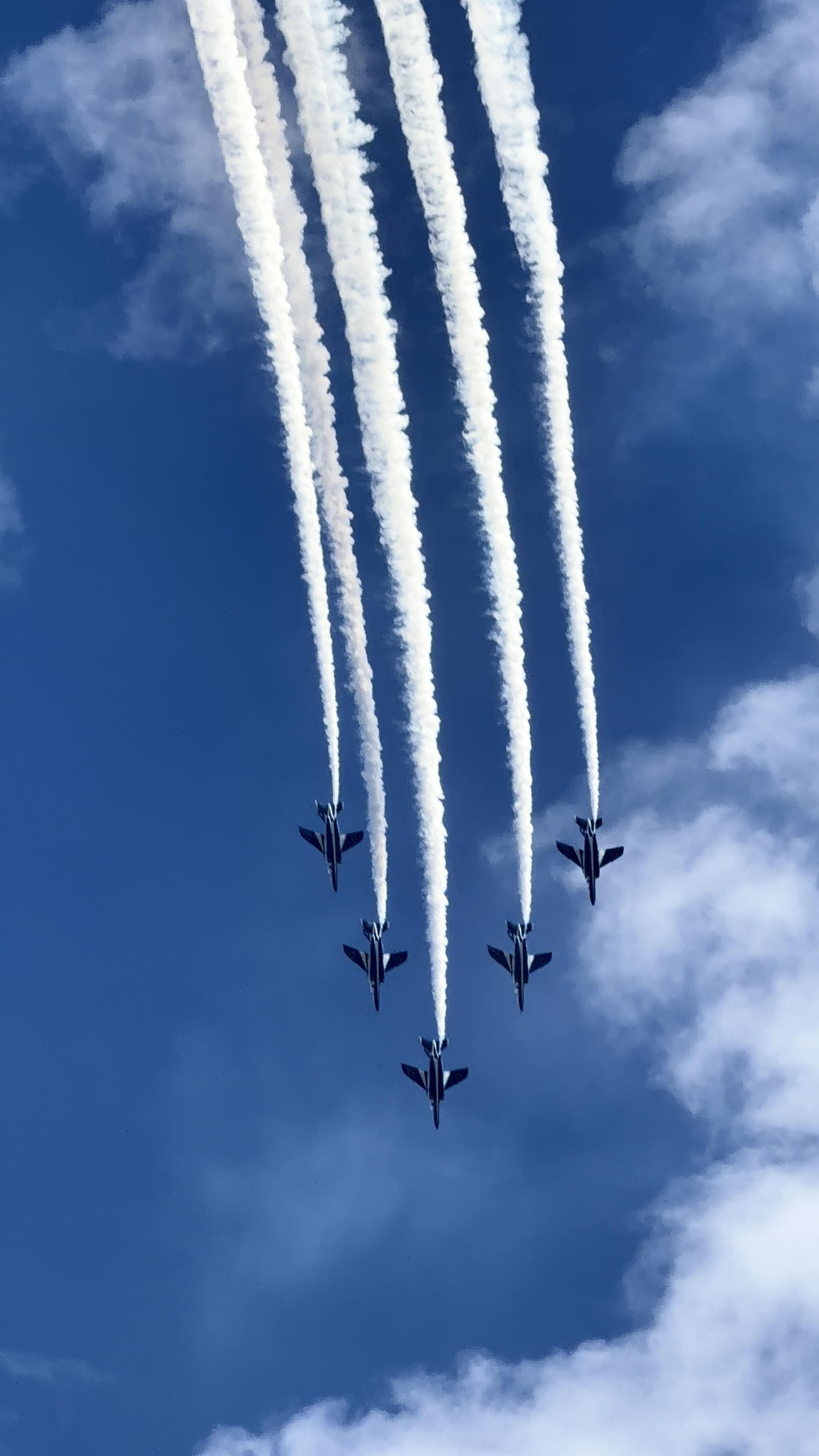 航空祭にいきました。ブルーインパルス