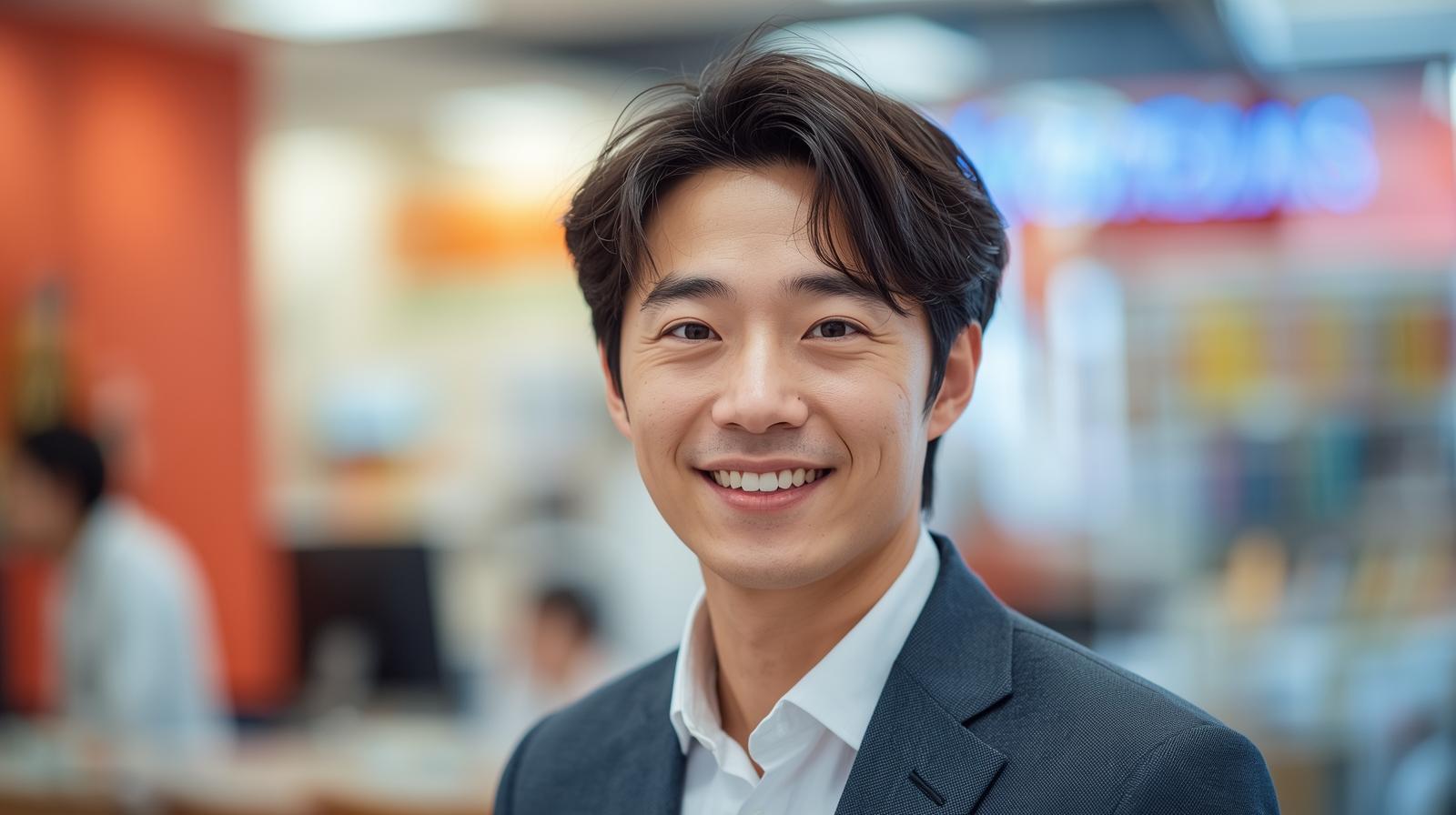 営業　若手　日本人　男性　画像 (1)