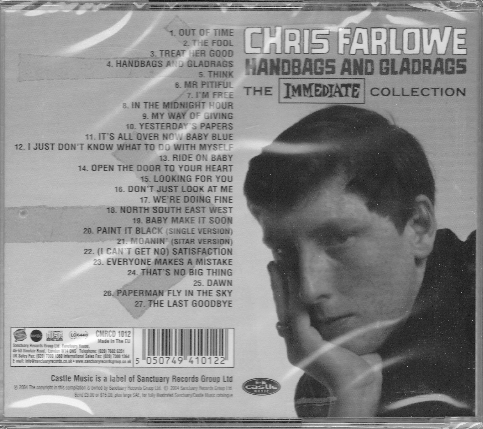 Chris Farlowe Back Page Records Chris Farlowe Back Page Records