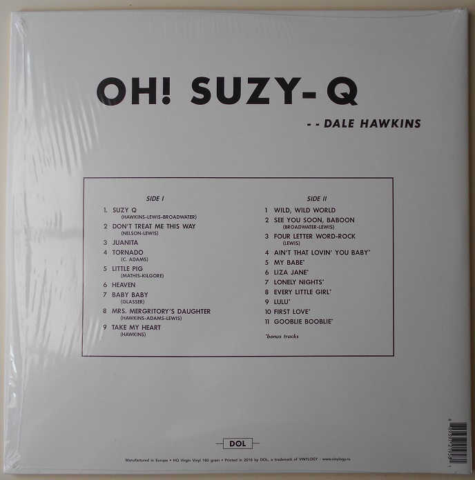 Dale Hawkins Back Page Records