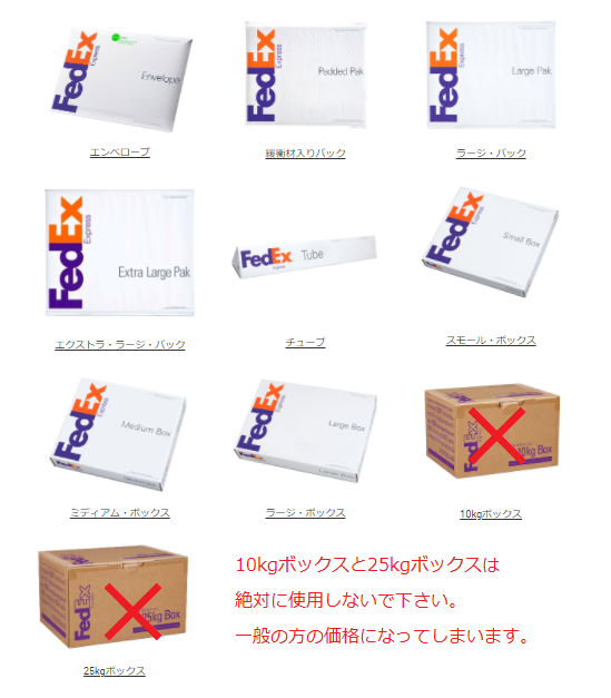 Fedexのサイズ計算方法は?