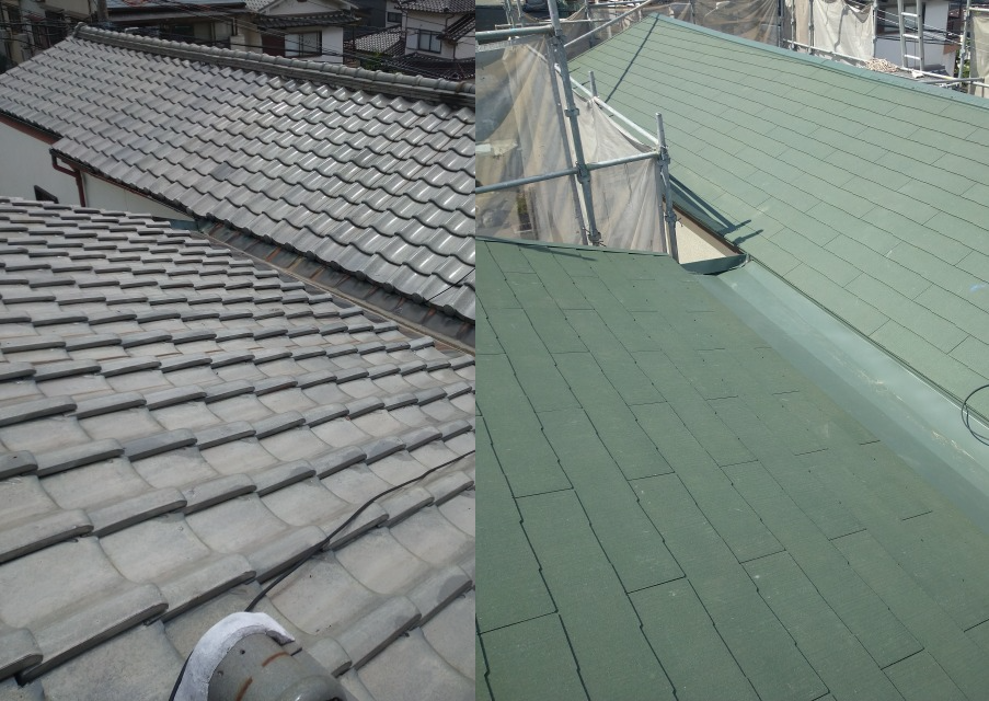 osaka-higashiosakashi-yanehukikae-1-before-after