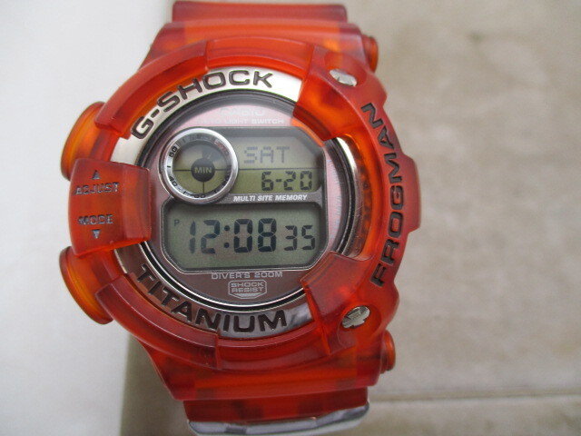 カシオ G-SHOCK フロッグマン DW-9900WC レッド