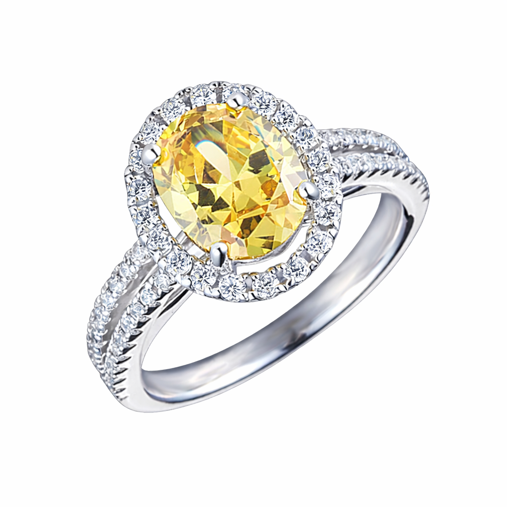 イエローサファイアのリング