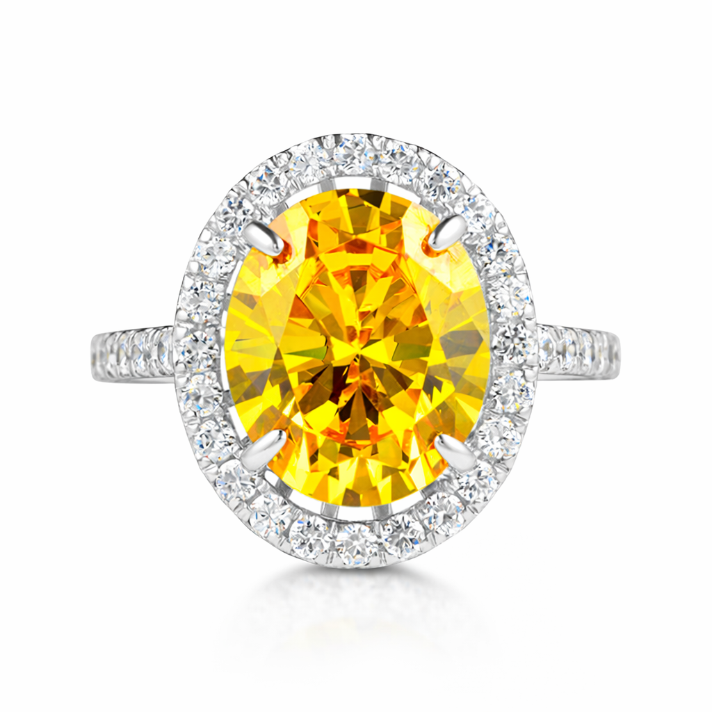 シトリンのリング