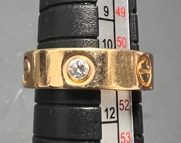 ラブリングダイヤ修理前写真