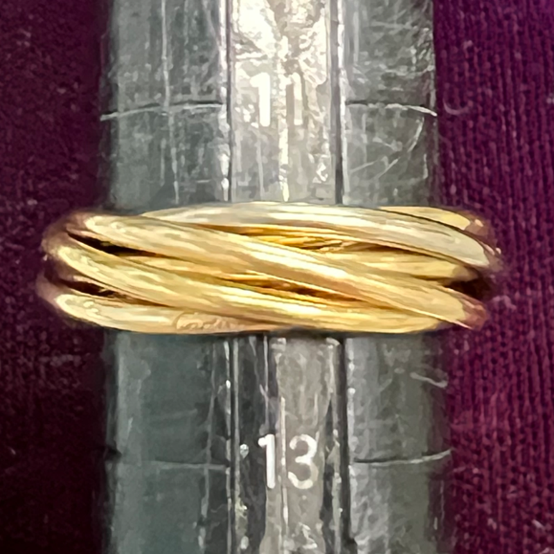 7連のトリニティリング修理前