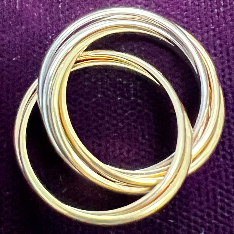 7連のトリニティリング修理後