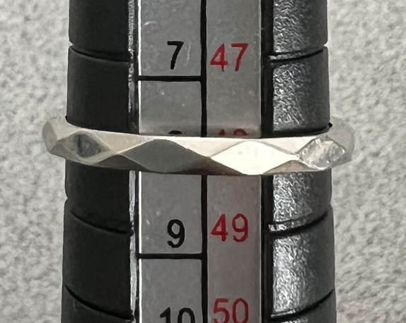 ファセットリング修理前(8号)