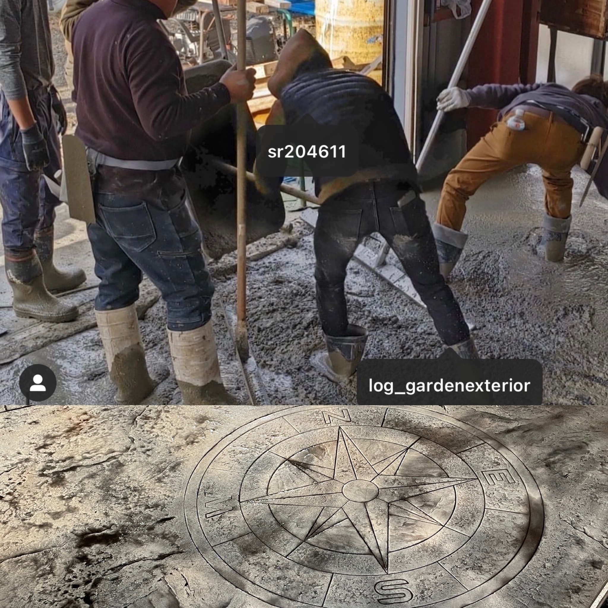 ガーデンエクステリア Log エルオージー 静岡県島田市 外構工事 スタンプコンクリート モルタル造形 ガーデンエクステリア Log エルオージー 静岡県島田市 外構工事 スタンプコンクリート モルタル造形