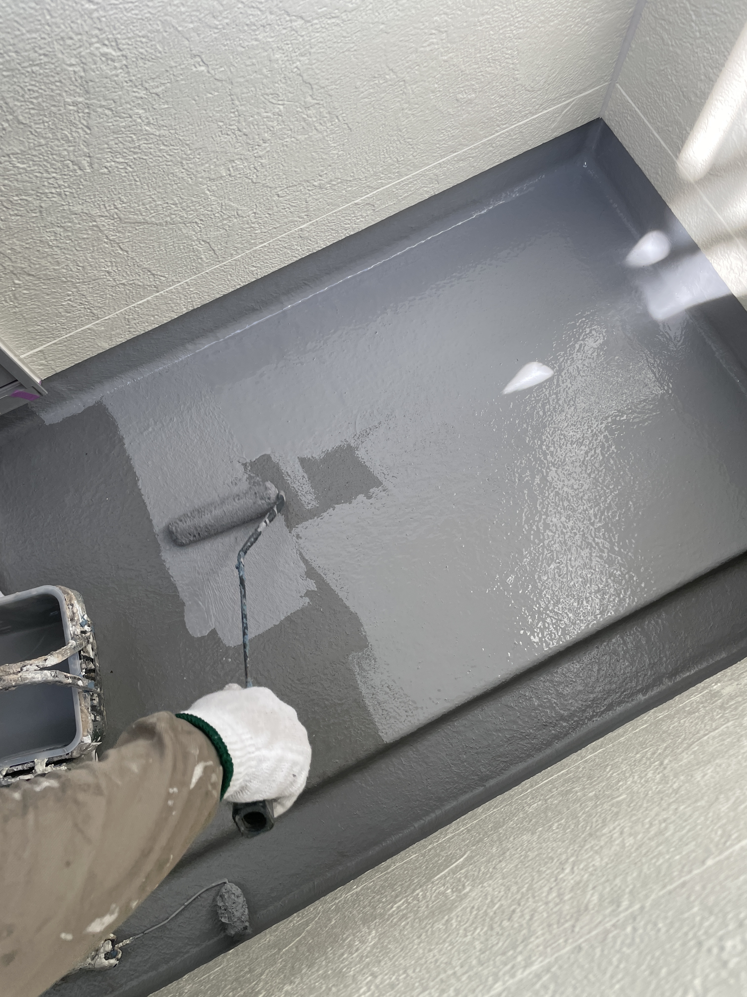 ベランダ床ウレアックス防水 (3)