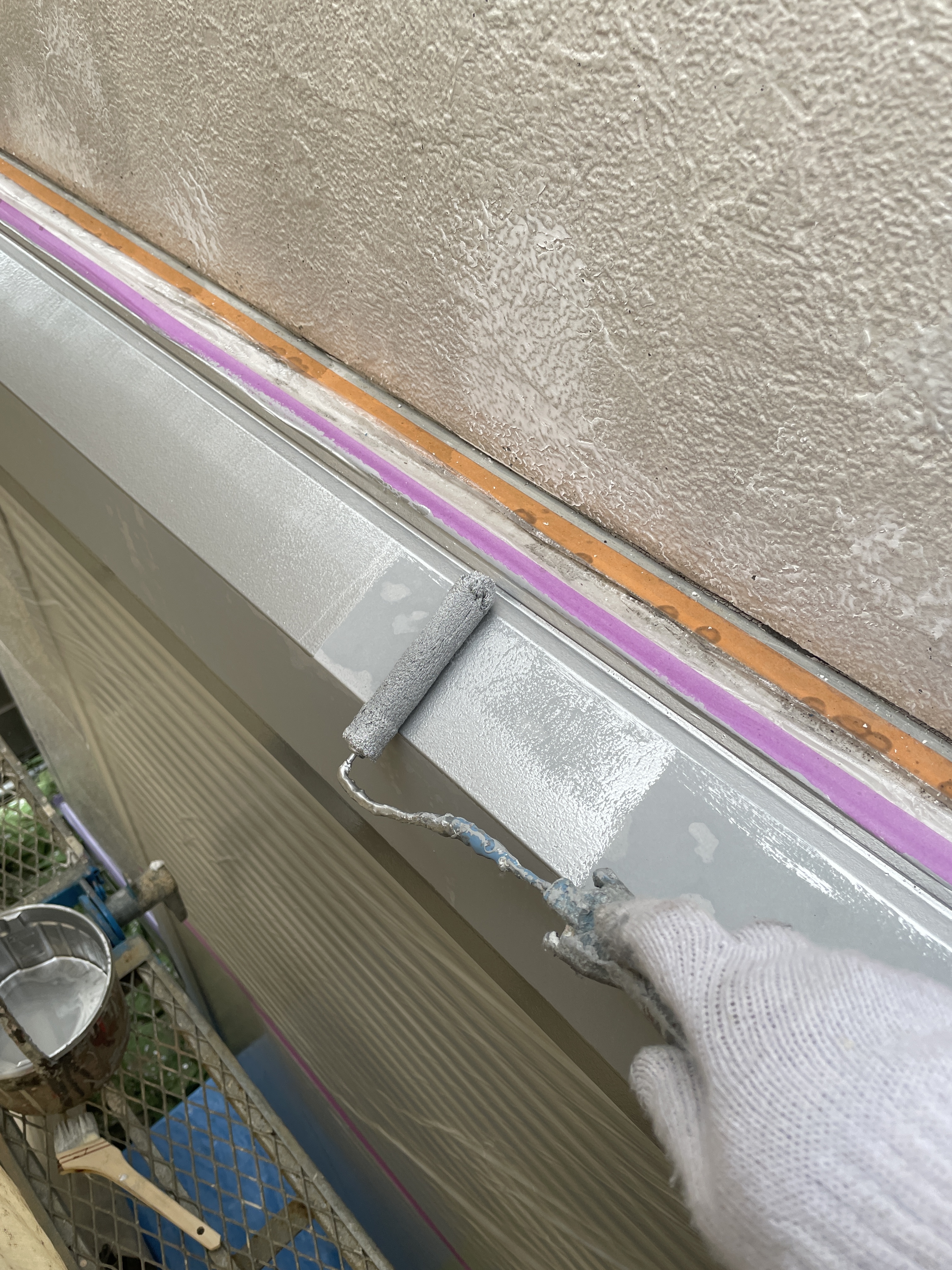 付帯部シルバー塗装 (2)