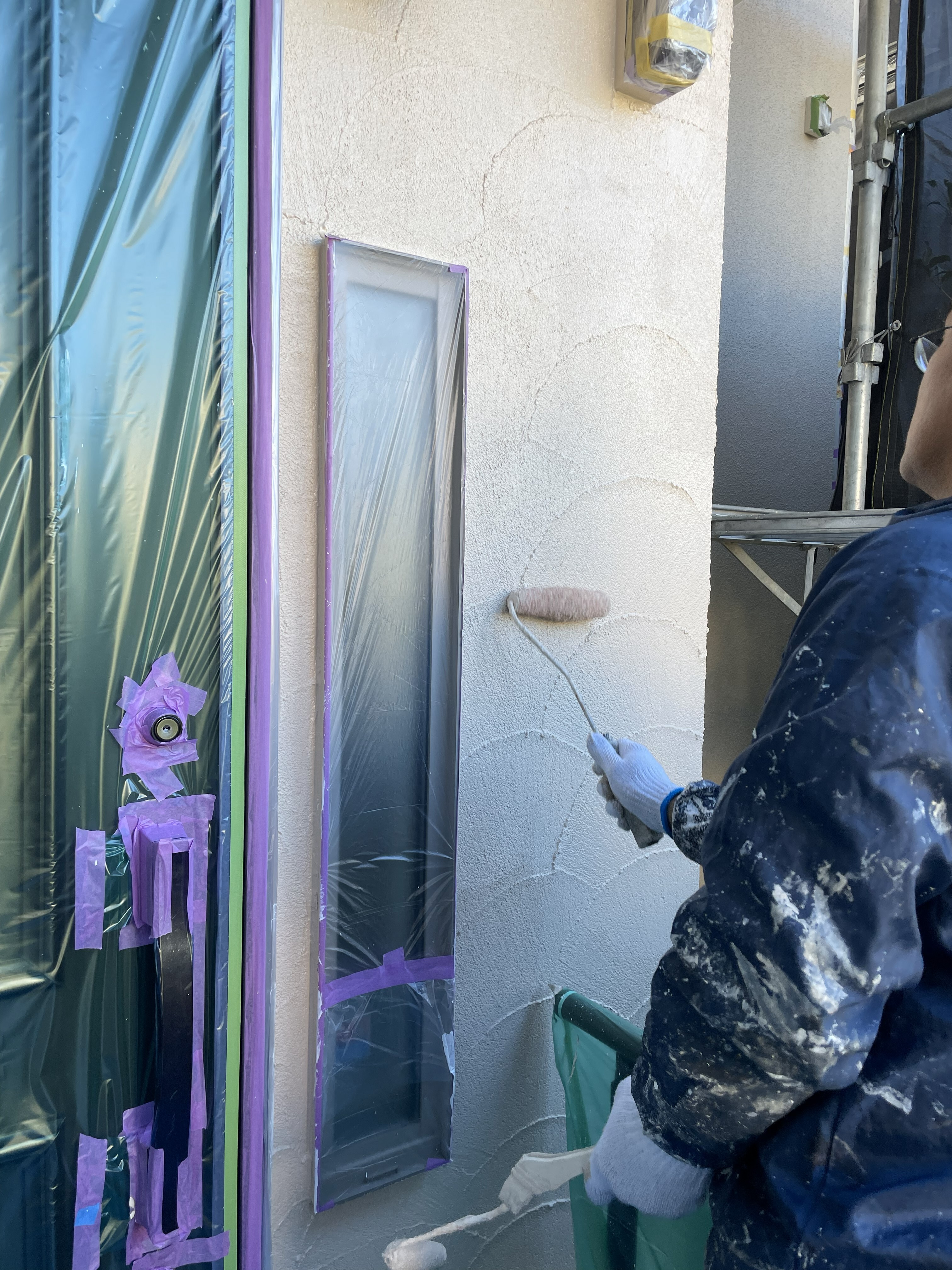 外壁アクアセラシリコン上塗り (3)