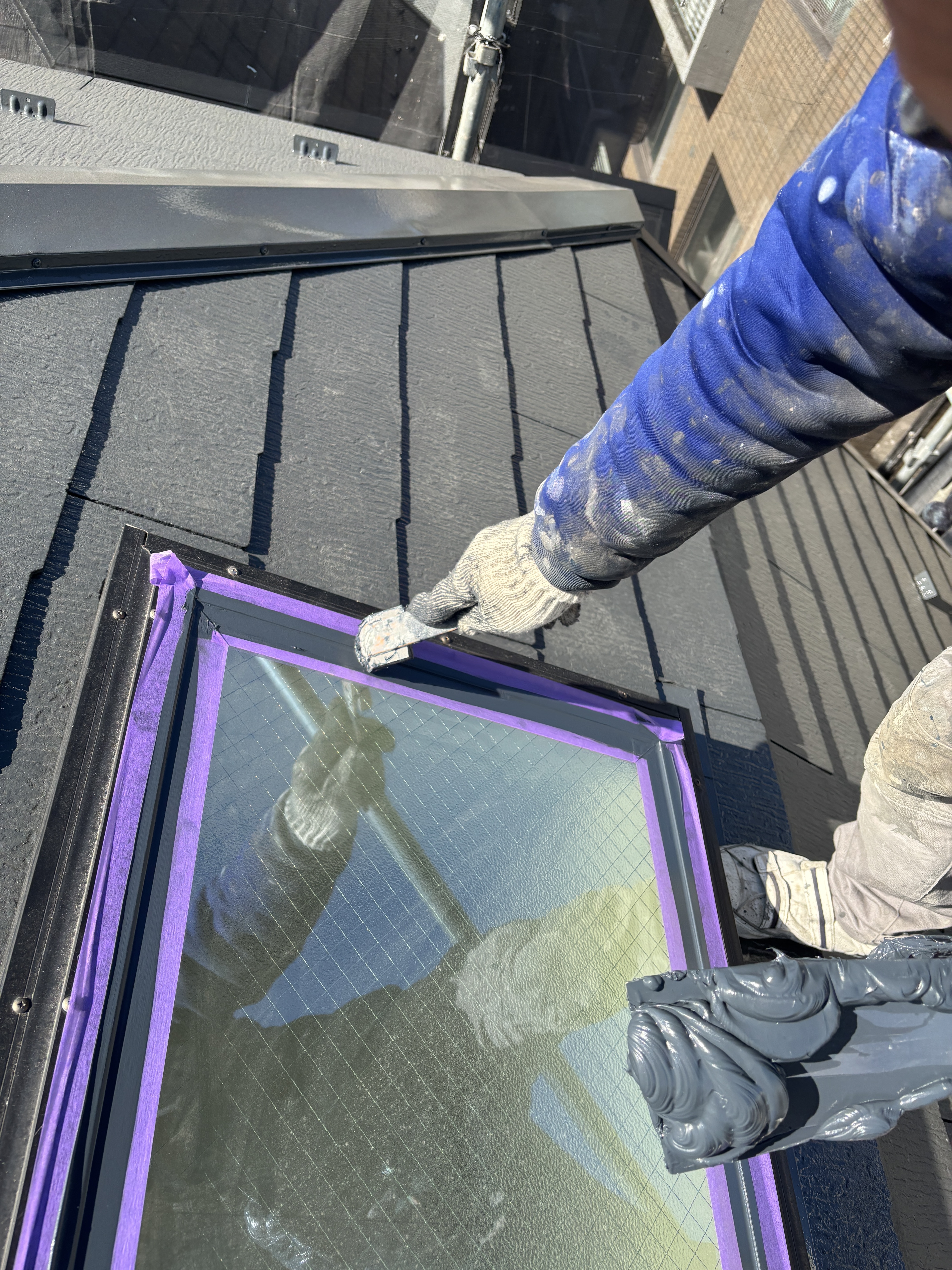 シーリング打設 (2)