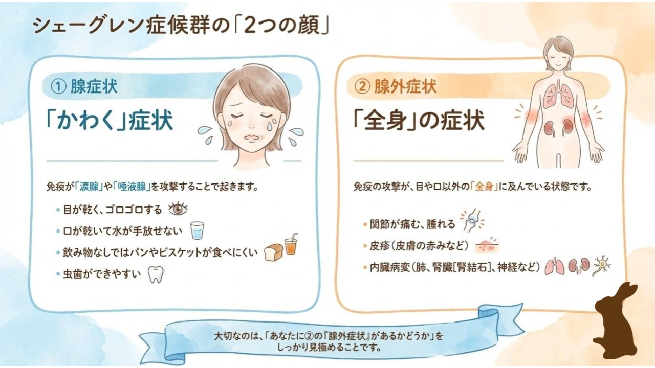 シェーグレン症候群 2つの顔