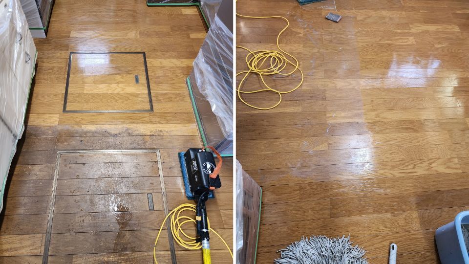 フロアクリーニング