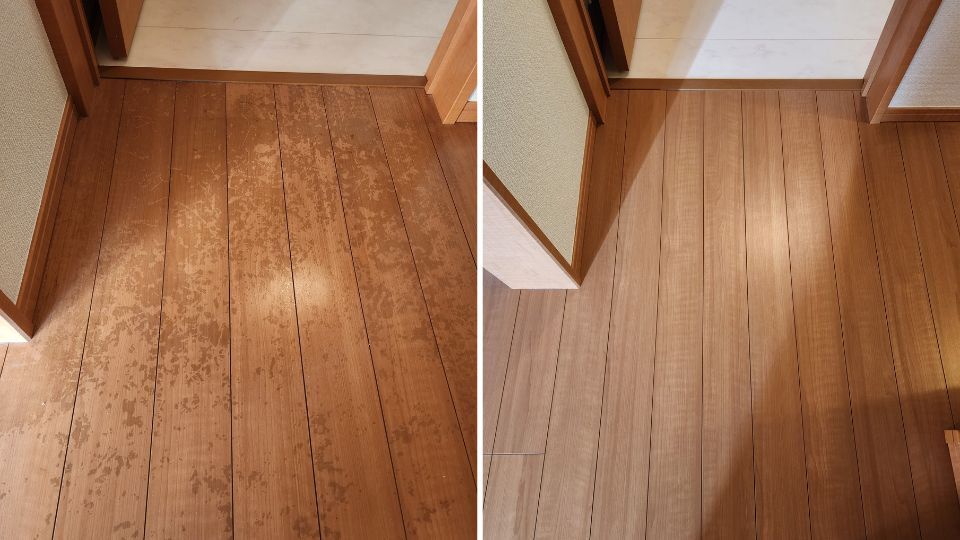 フロアクリーニング