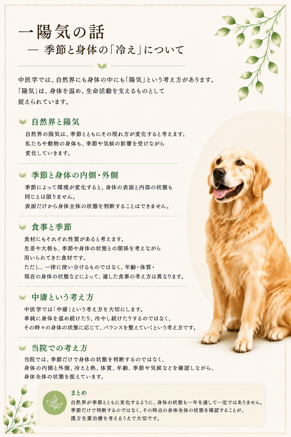 季節との関係③生姜は夏・大根は冬に食べるHP